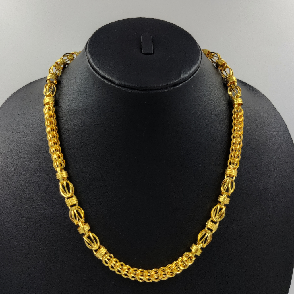 916 Gold Indo Hollow Chain