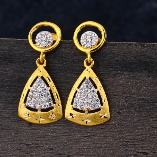 22 carat gold ladies earrings RH-LE967