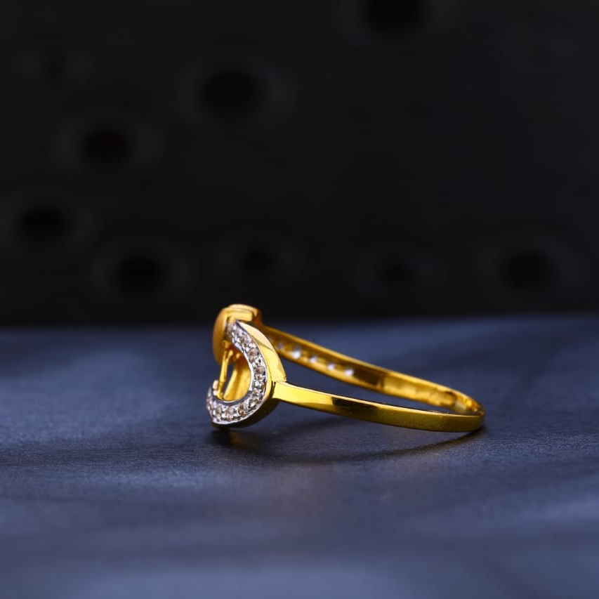 916 Gold CZ Delicate Ladies Ring LR1139