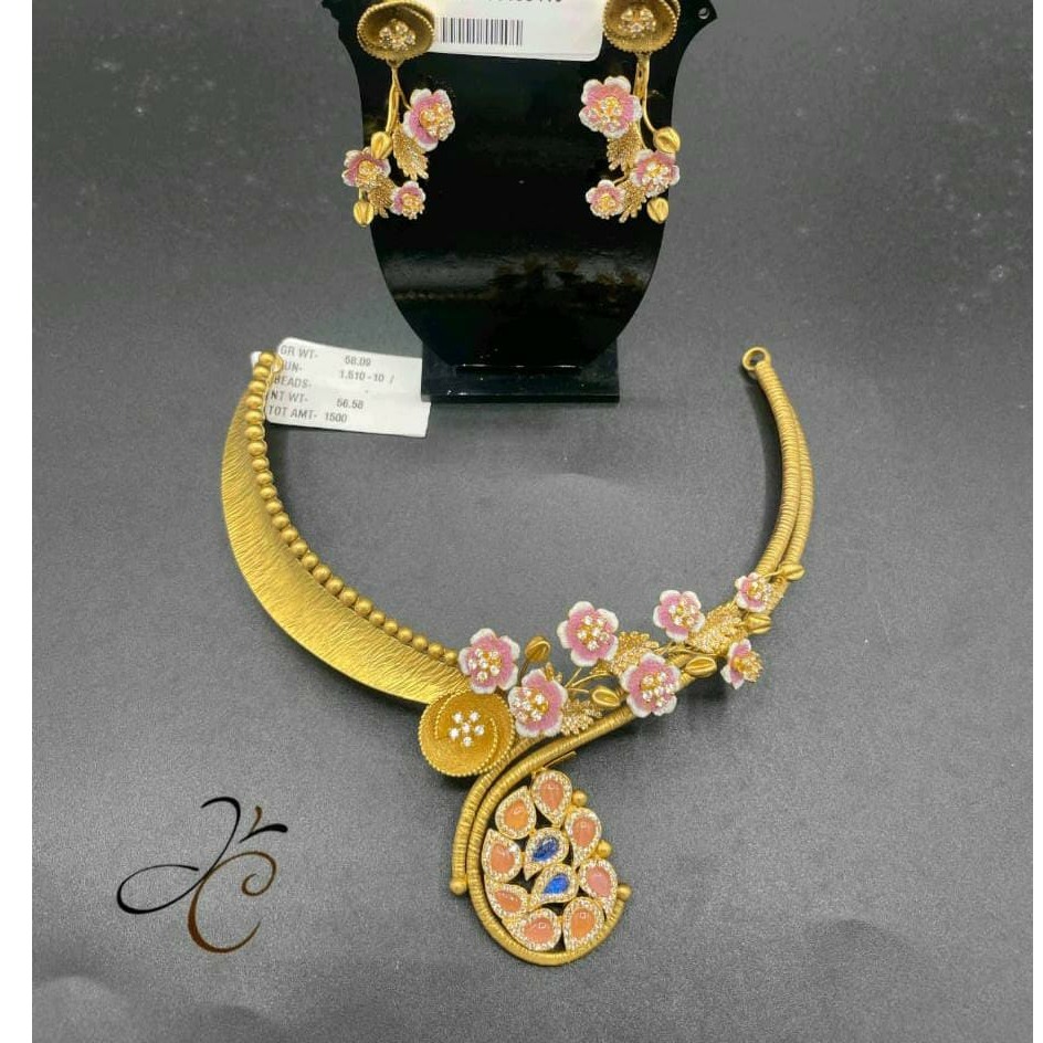 Gold Design Necklace Set
