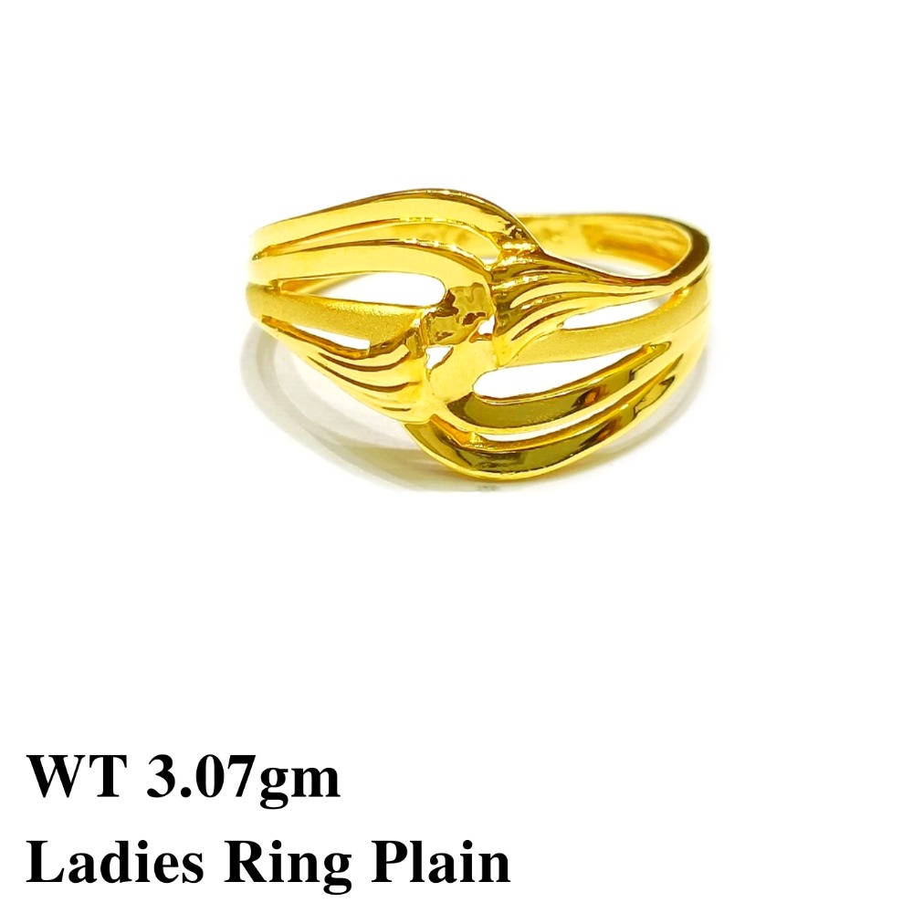 22k gold ladies ring plain