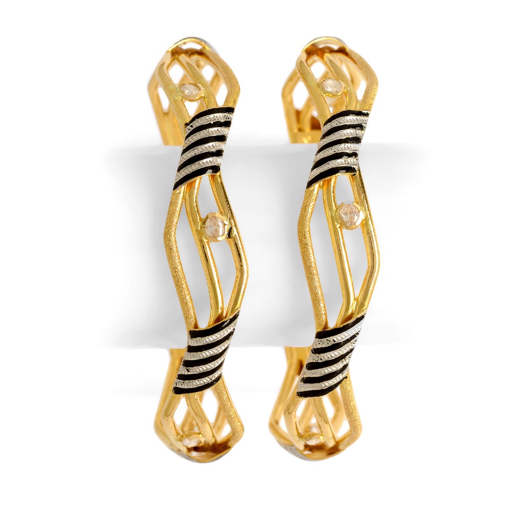 916 Gold Fancy Copper Kadali Bangle BO-30