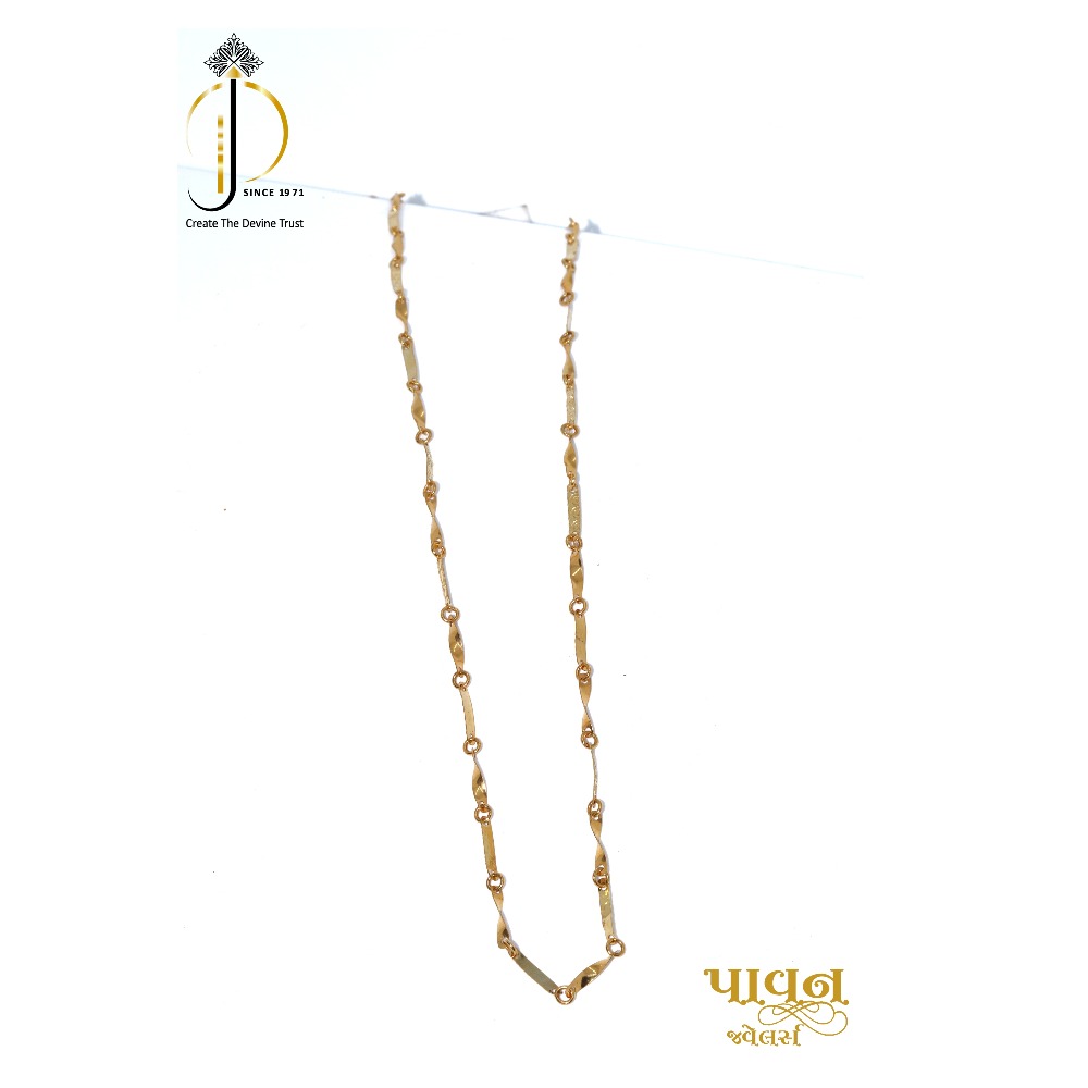 22KT / 916 Gold Casual Ware Chain For Ladies CHG0165