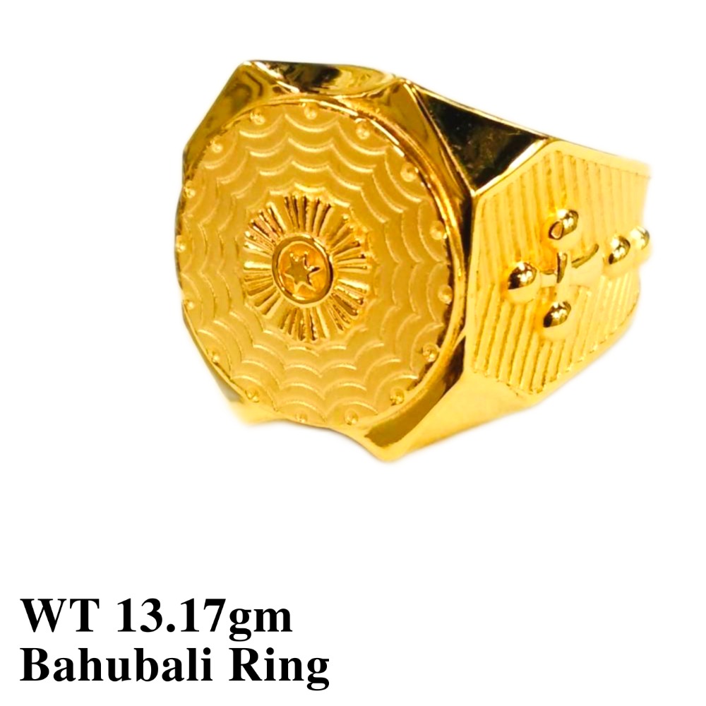22K Bahubali Star Ring