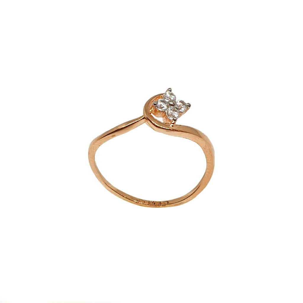 Buy quality 18K Rose Gold CZ Diamond Ring MGA - LRG1111 in Amreli