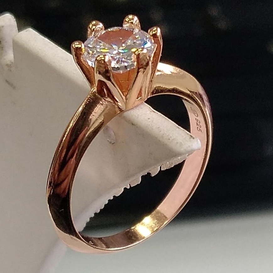 El Joyero Brass Gold Plated Statement Gemstone Ring | Prong Sett Wholesale  Apatite Ring | Handmade Oval Shape Single Stone Jewelry | Gift For Women's  | 2109 10 : Amazon.in: Fashion