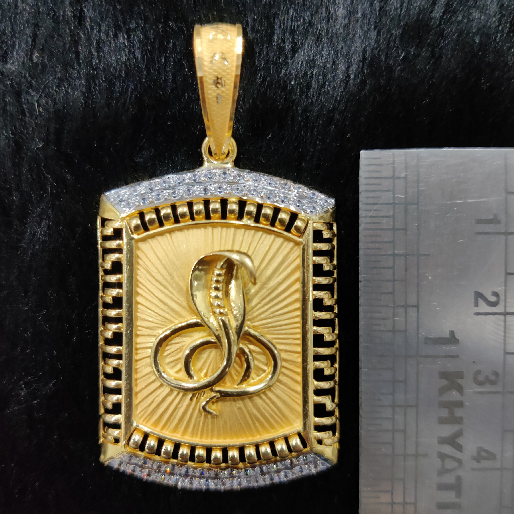916 Gold Fancy Goga Maharaj Pendant