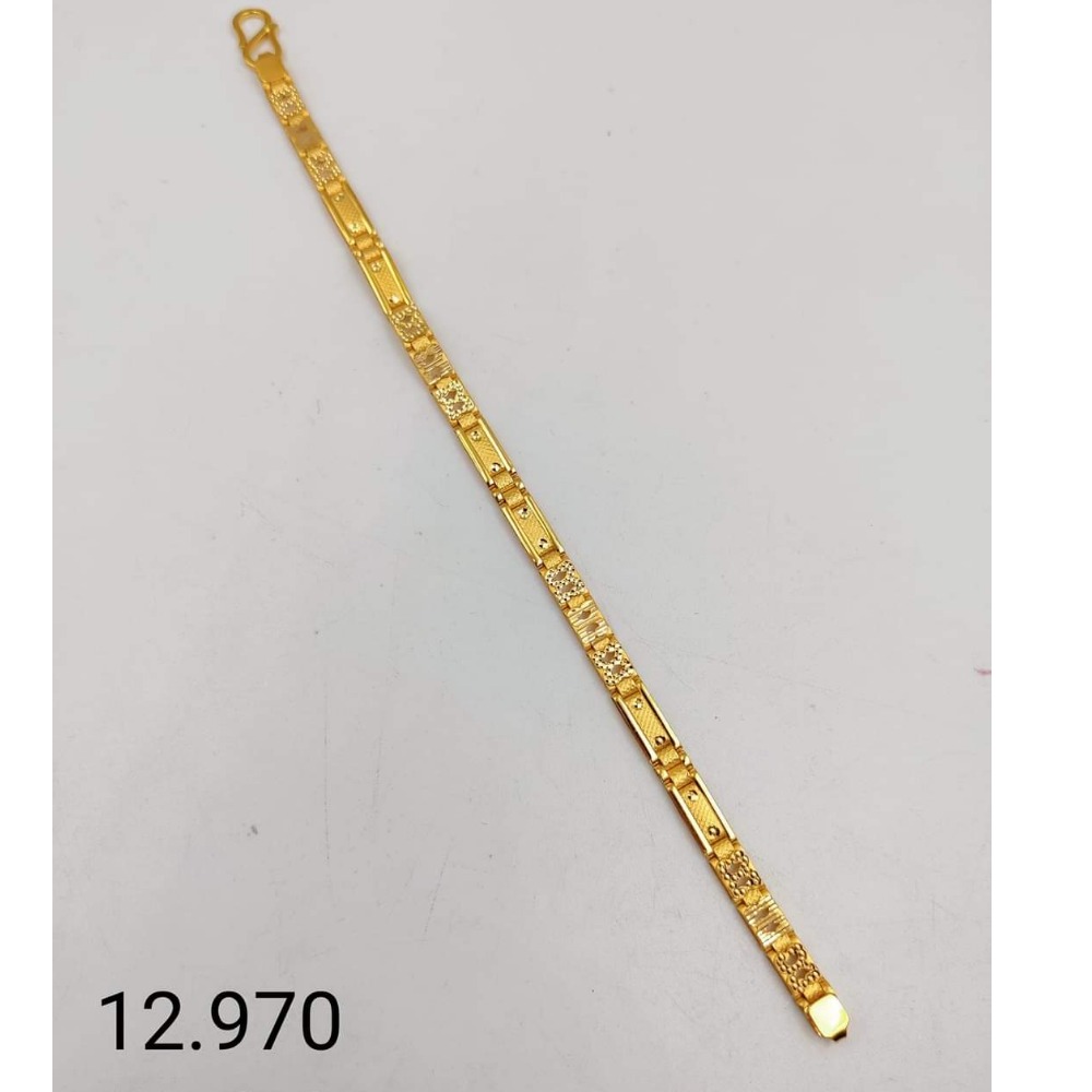 22 carat gold gents bracelet RH-GB537