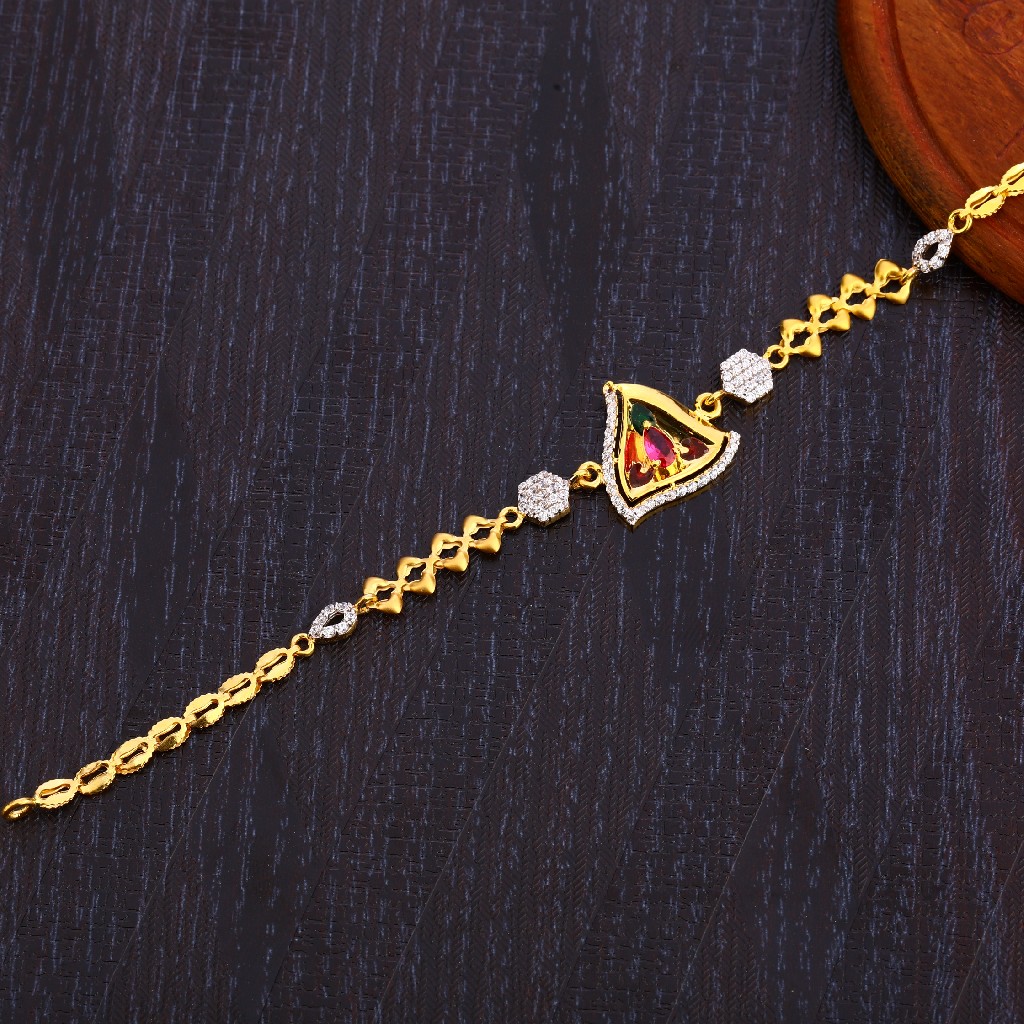 22CT Gold Hallmark Gorgeous Women's Bracelet LB293