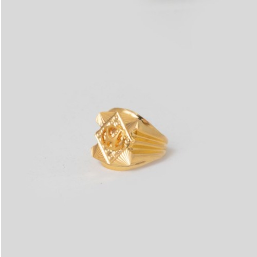 22kt gold plain regal design rings