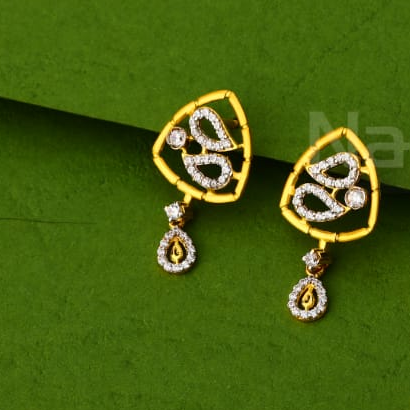 916 Gold CZ Designer Ladies Pendant Set FPS408