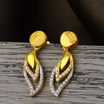 22KT Gold Ladies Classic Jummar Earrings LJE522