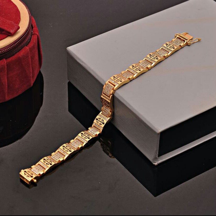 22kt gold diamond bracelet
