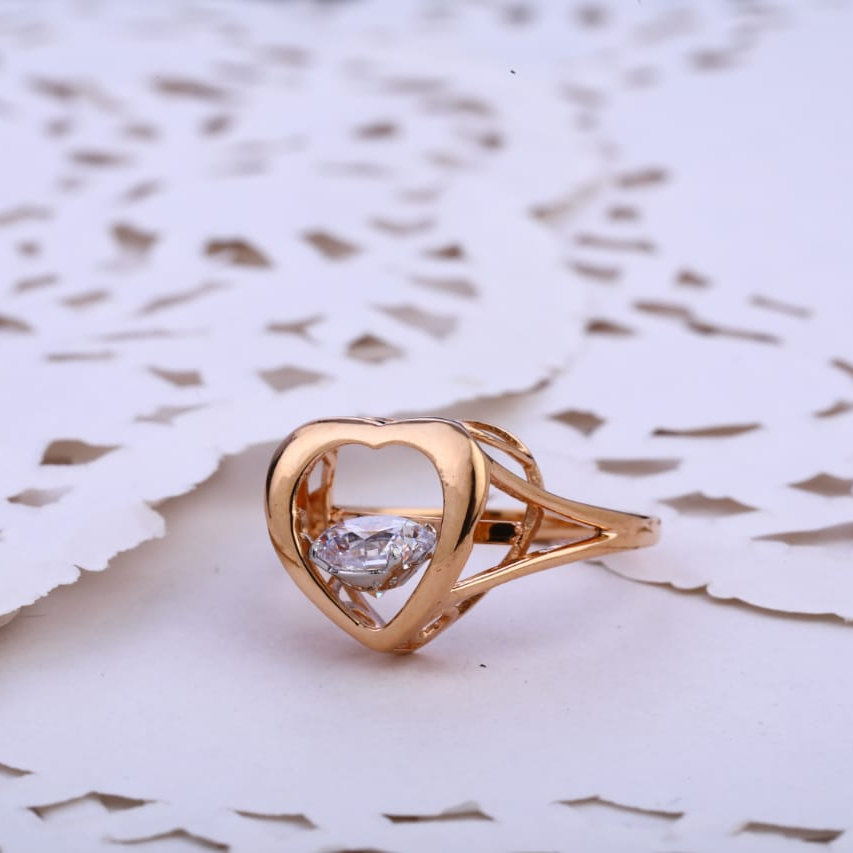 750 Rose Gold Delicate Ladies Ring RLR778