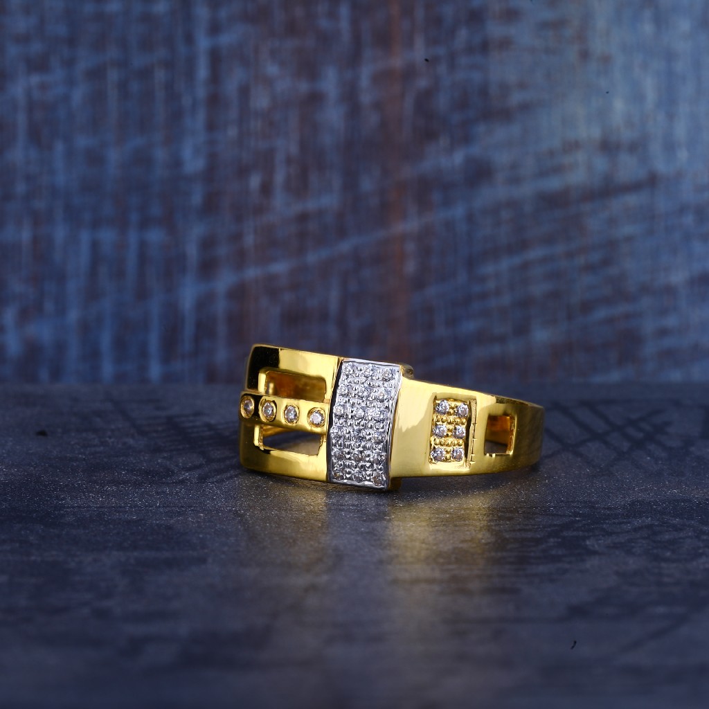 Buy quality 916 Gold High Class Pink Diamond Ring Gants in Ahmedabad