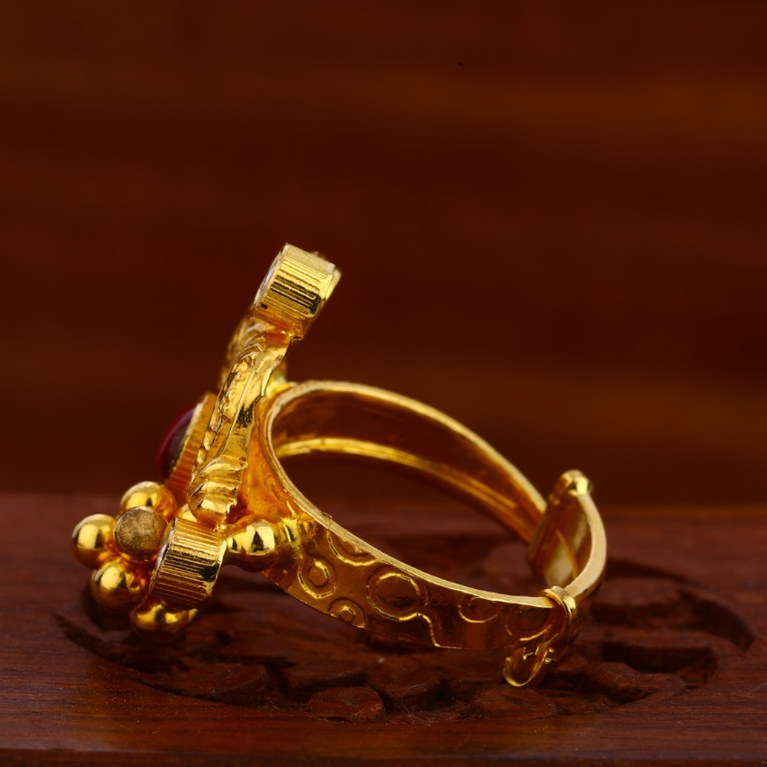 916 Gold CZ Antique Exclusive Ladies Ring LAR89