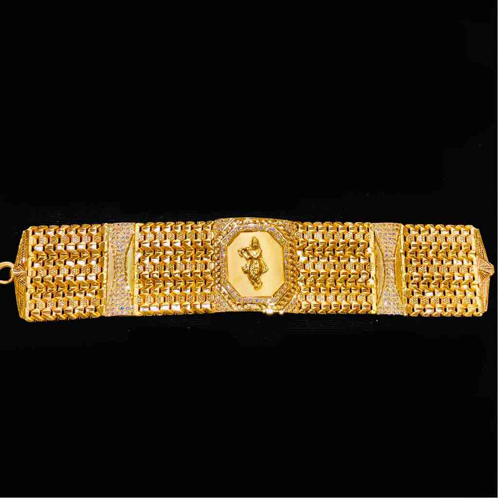 22KT Gold Exclusive Krishna Bracelet