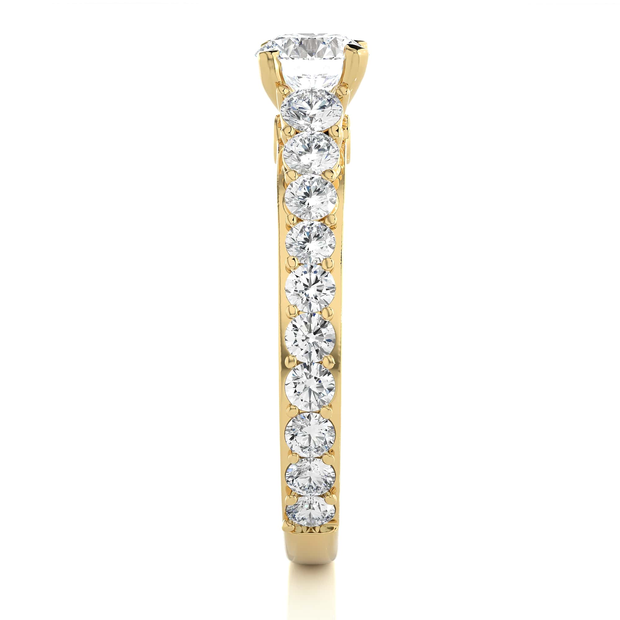 Solitaire Spectacular Ring YG