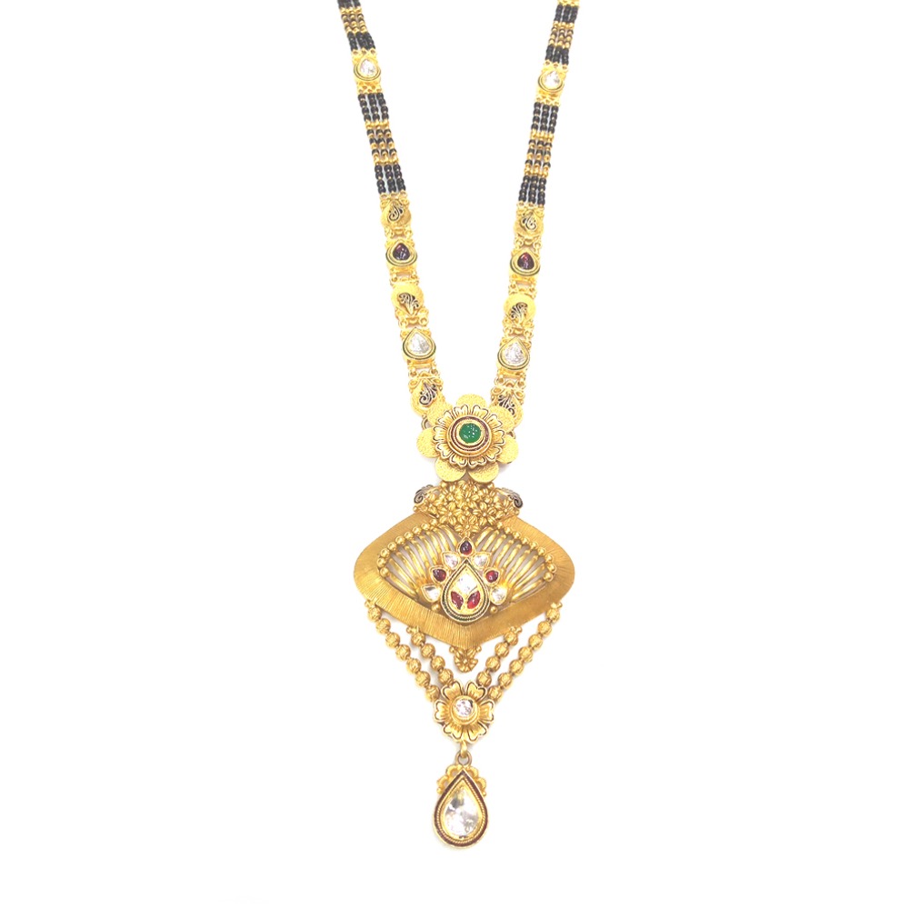 Buy quality 22kt gold ladies indian attractive mangalsutra in Anjar