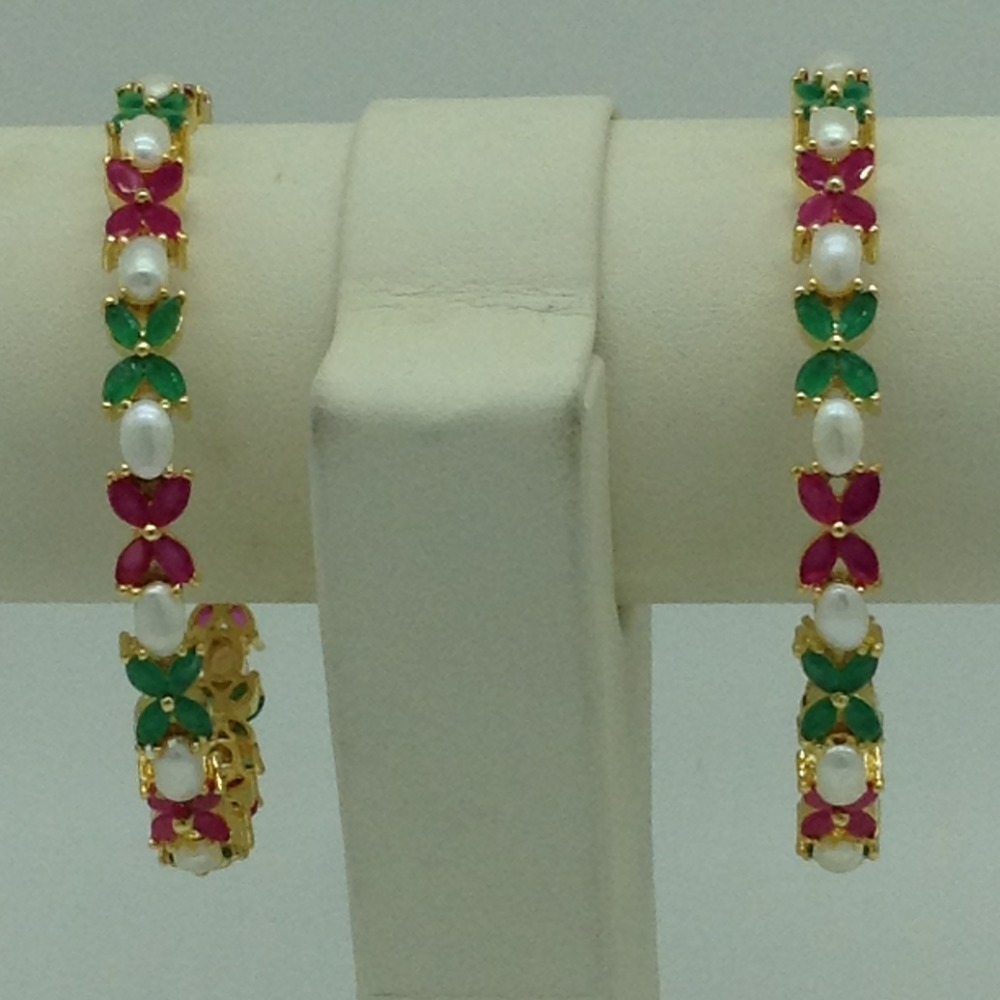 Multicolour CZ Fancy Bangles JBG0328