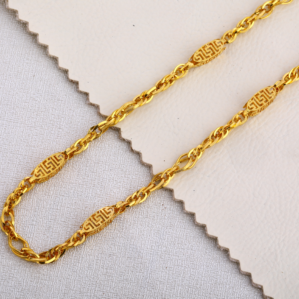916 Gold Mens Exclusive Choco Chain MCH418