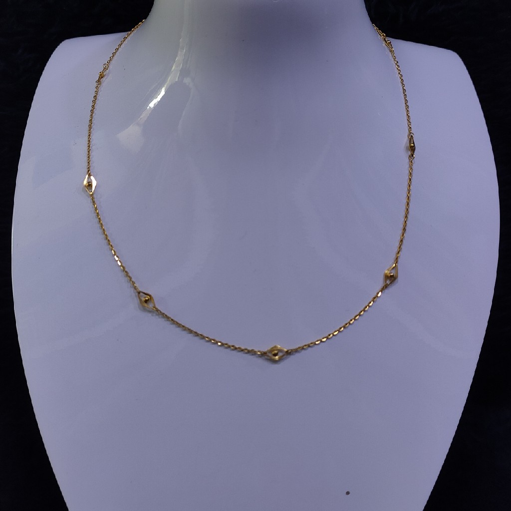 Buy quality 22KT/916 Yellow Gold Shaini Chain GCH-32 in Ahmedabad