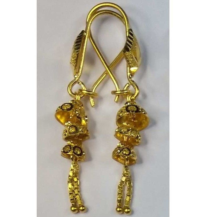 916 Gold Fancy Tardul Earrings Akm-er-115
