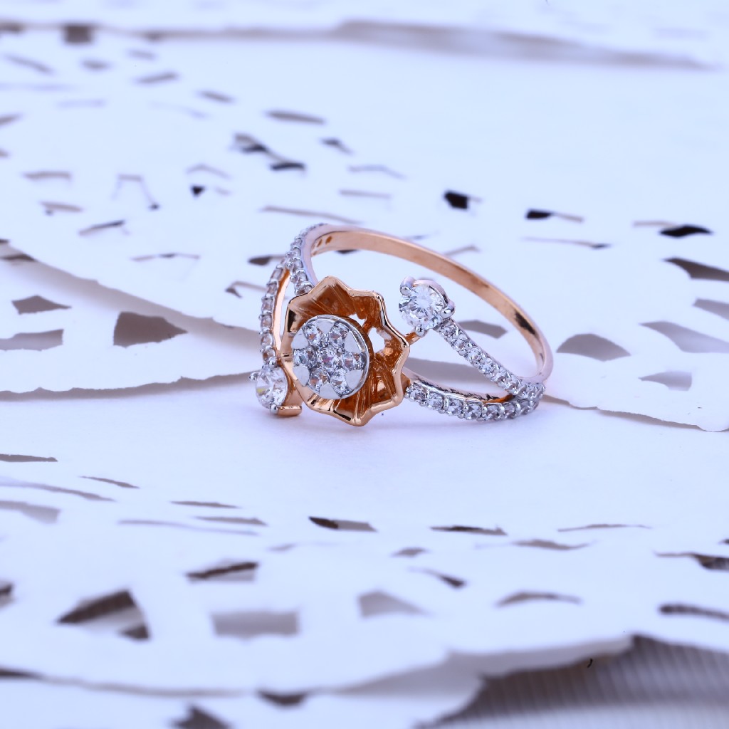 Rose Gold Ladies Ring-RLR93