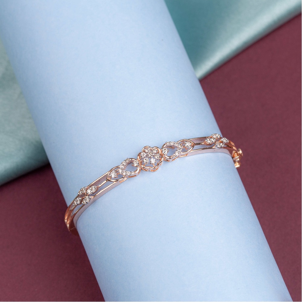 18Kt Gold Diamond Adjustable Designer Bracelet For Her (10.04gm, 1.6ct) –  Diamtrendz