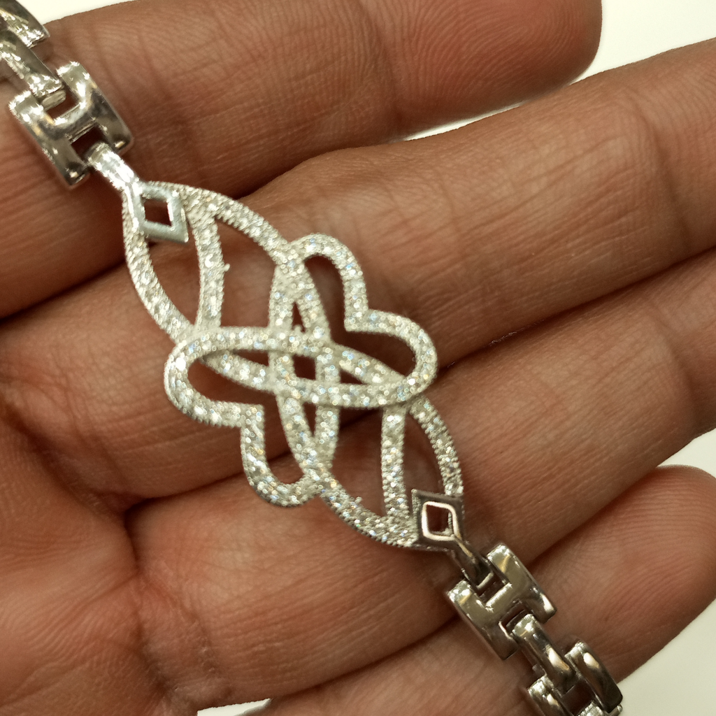925 silver Infinity design bracelet