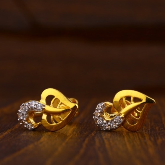 22 carat gold ladies earrings RH-LE872