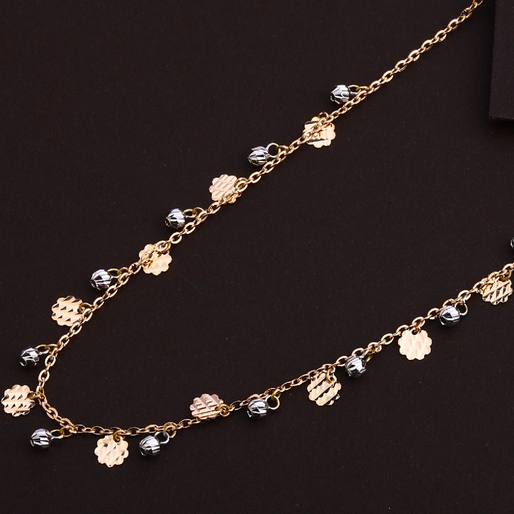 Buy quality 18KT Rose Gold Women's Classic Tanmaniya Necklace RTM129 in ...