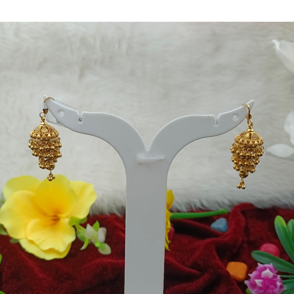 916 gold GHUMAR EARRING