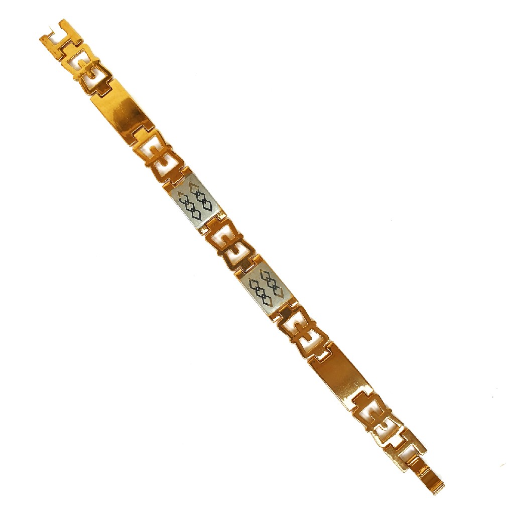 One gram gold forming plain laser bracelet mga - bre0097