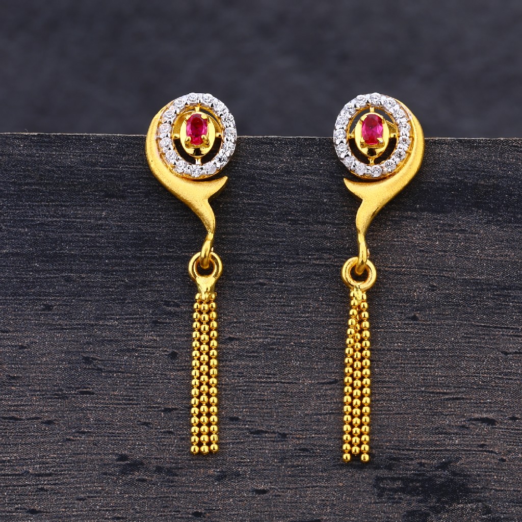 916 Gold Jhummar Earring LJE195