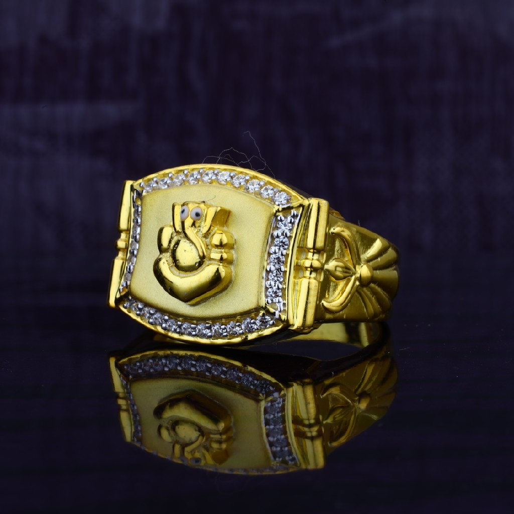 Buy quality Mens 916 Casting God Gold RING-MGR31 in Ahmedabad