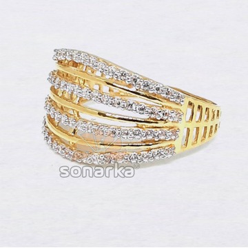 Buy quality 916 gold fancy ladies ring in Ahmedabad