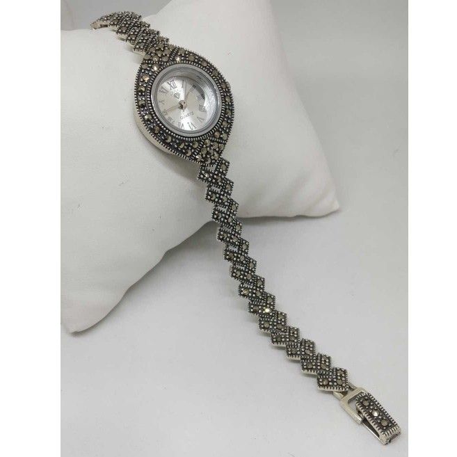 92.5 sterling silver antique ladies watch