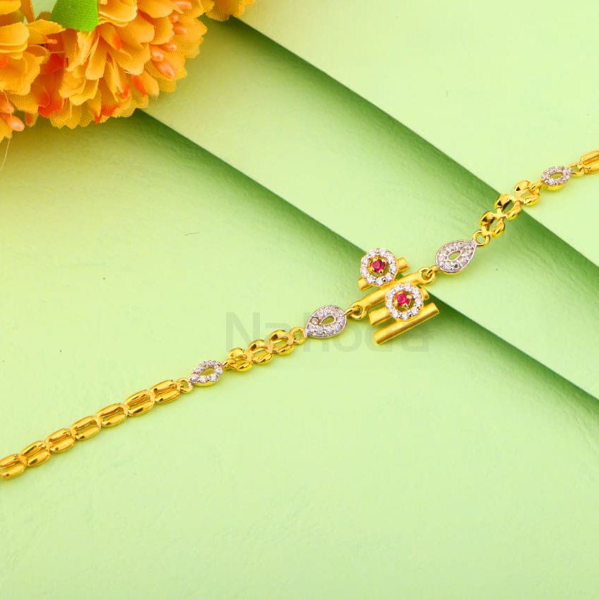 Buy quality 22k Ladies Fancy Bracelet K-51551 in Ahmedabad