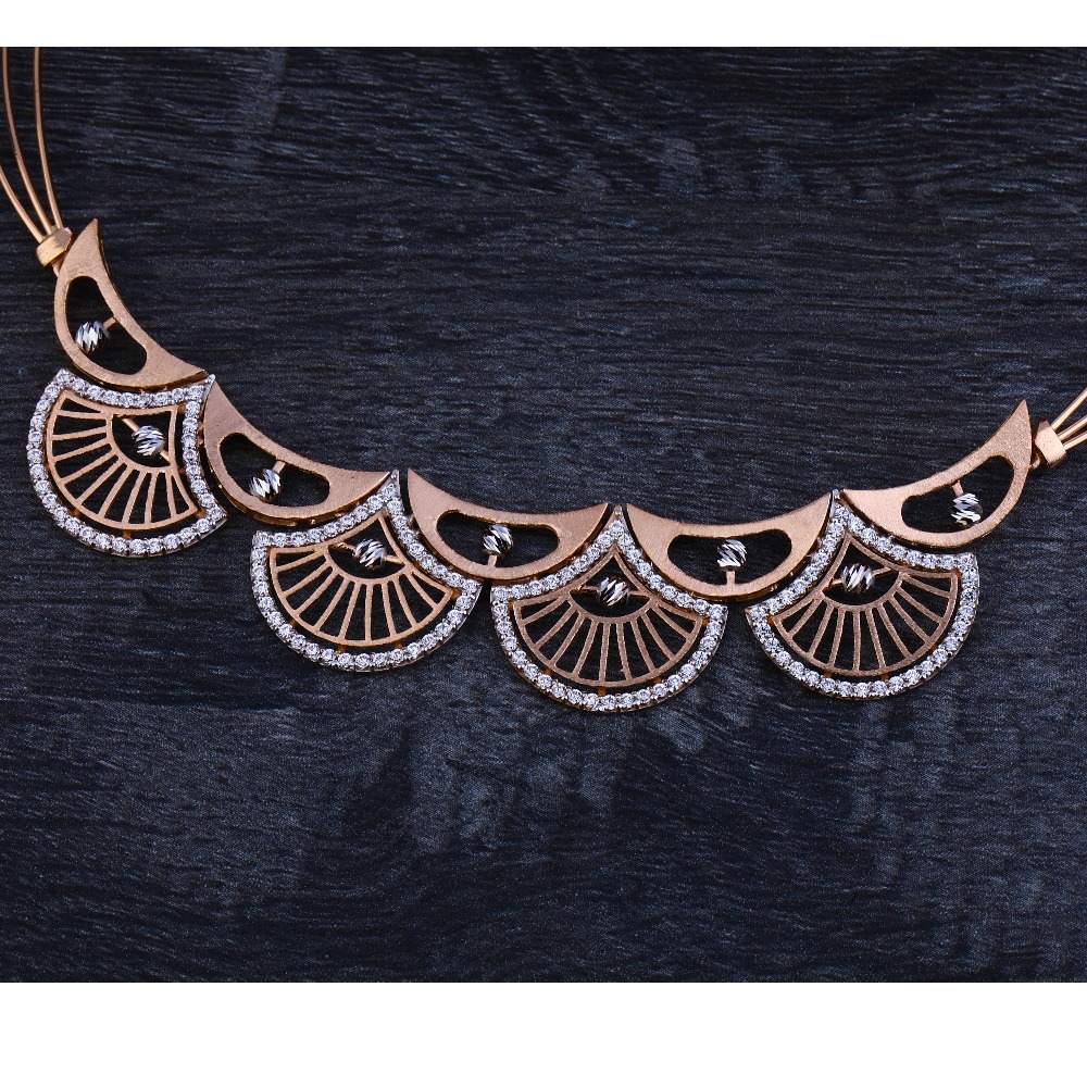 750 Hallmark  Rose Gold  Women's Necklace Set RN64
