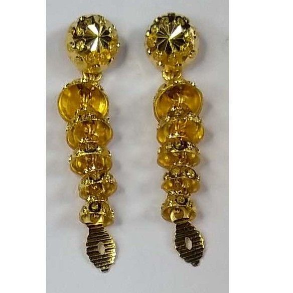 916 Gold Fancy Slowfast Earrings Akm-er-091