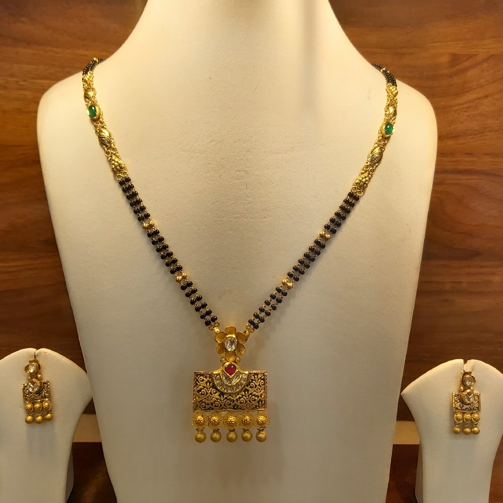 22k/916 mangalsutra with fancy butty