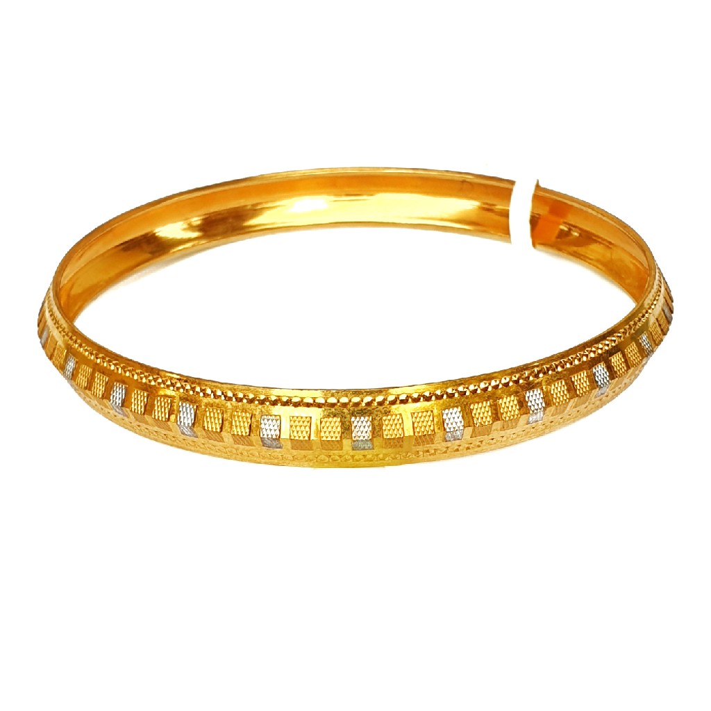 One gram gold plated punjabi kada bracelet mga - bre0007