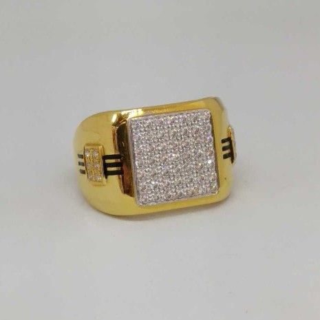 22 kt Gold Gents Branded Ring