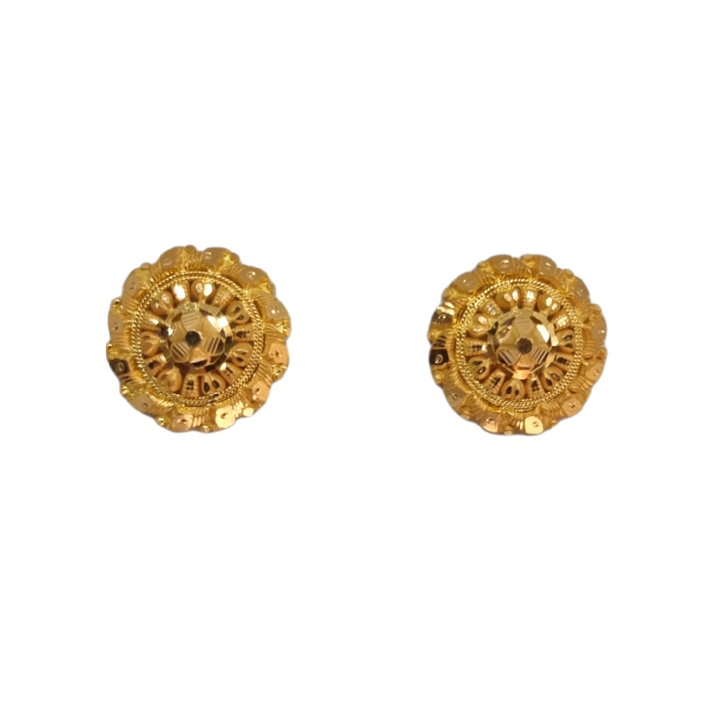 22K Gold Fancy Earrings MGA - BTG0594