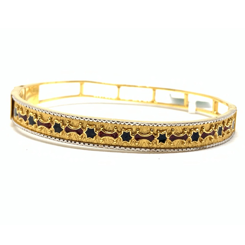 Designer gold bangles