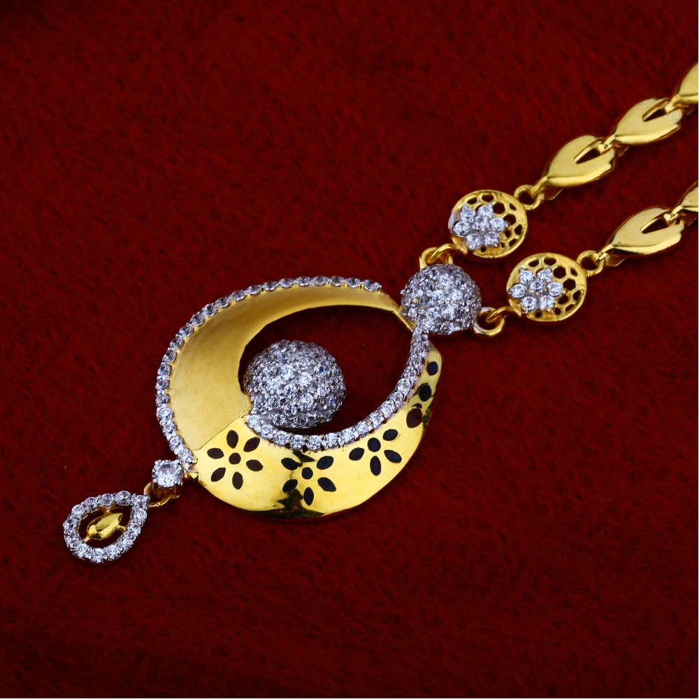 916 Gold  Designer Chain Necklace   CN04