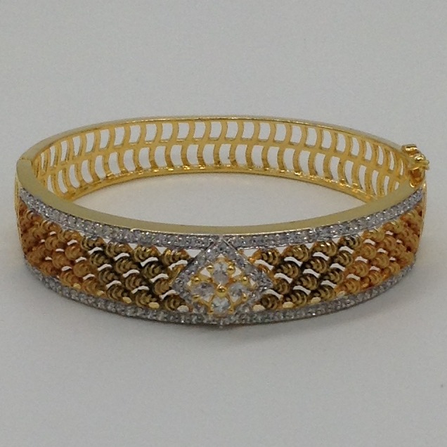 White CZ Openable Kada Bracelet JBG0026