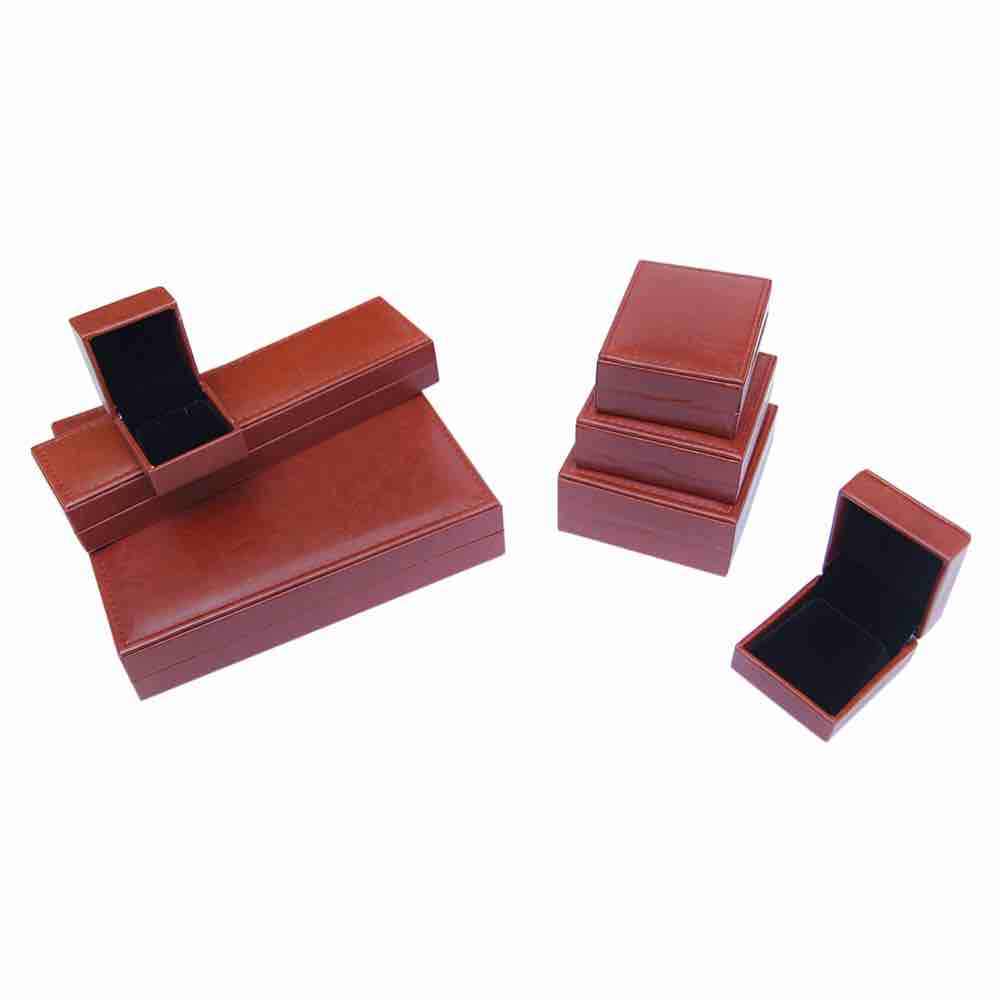 Tan jewellery packaging boxes