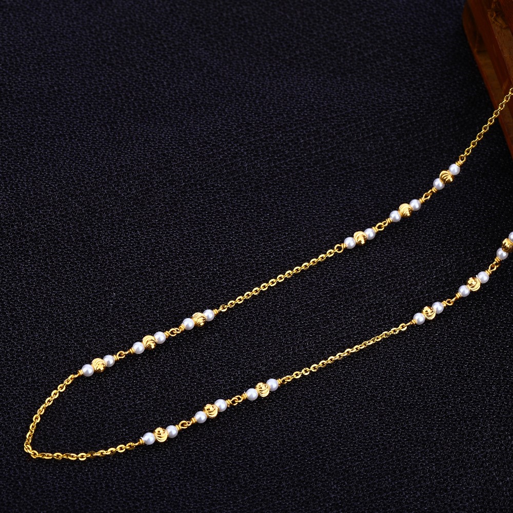 Ladies 916 Gold Fancy Single Line Antique Earring -AC61